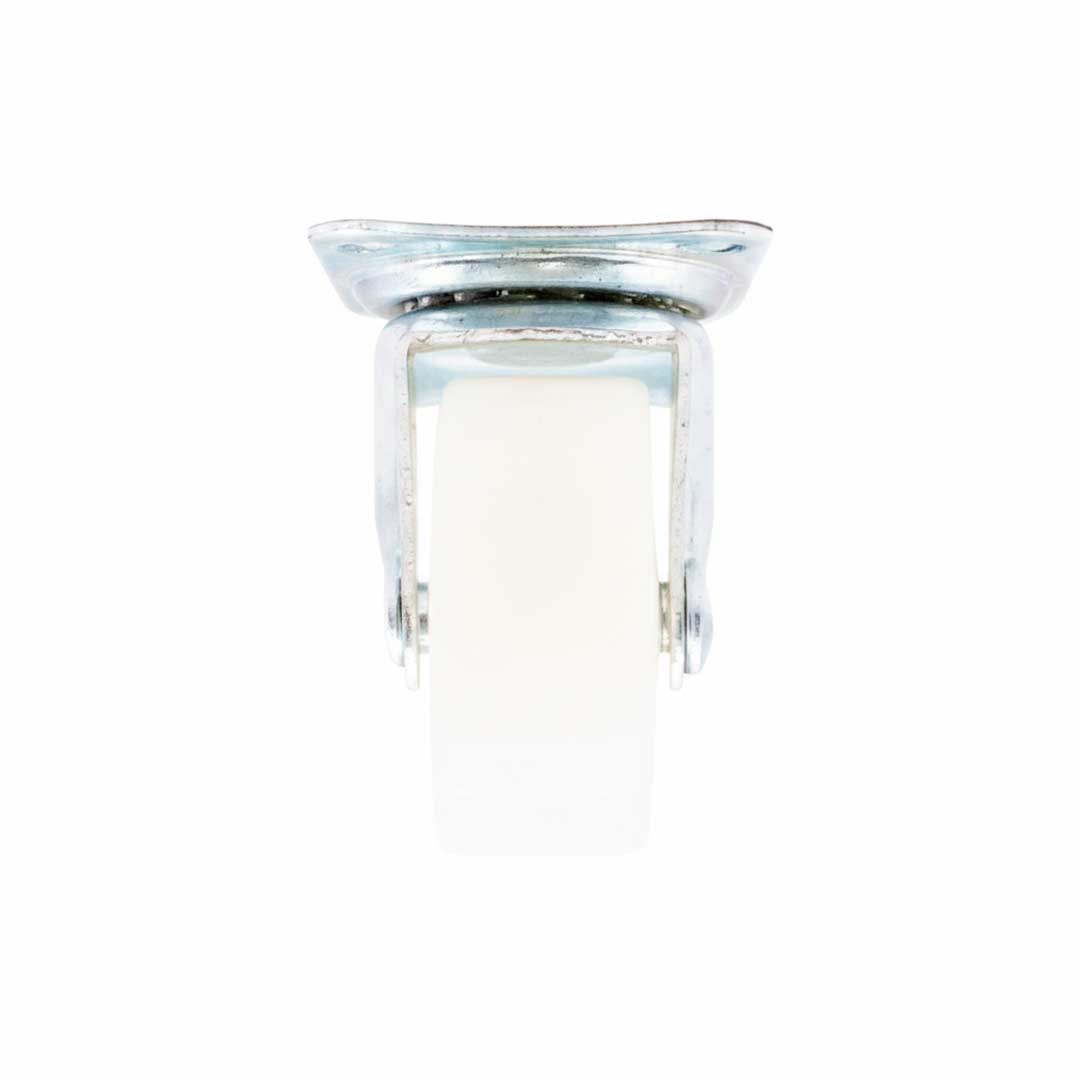 RUEDA PLASTICA BLANCA 1.5 BASE METAL GIRATOR LH557