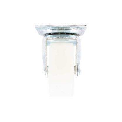 RUEDA PLASTICA BLANCA 1.5 BASE METAL GIRATOR LH557