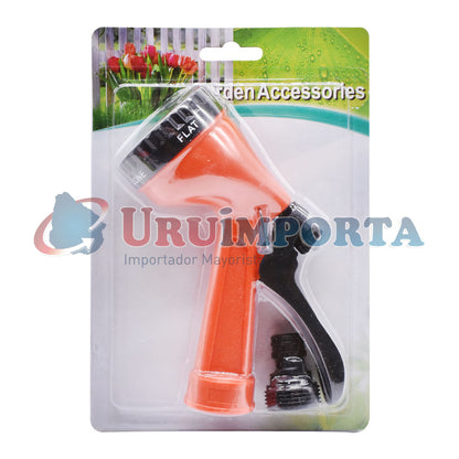 PISTOLA PLASTICA TIPO ROSETA P/MANGUE RIEGO LH212