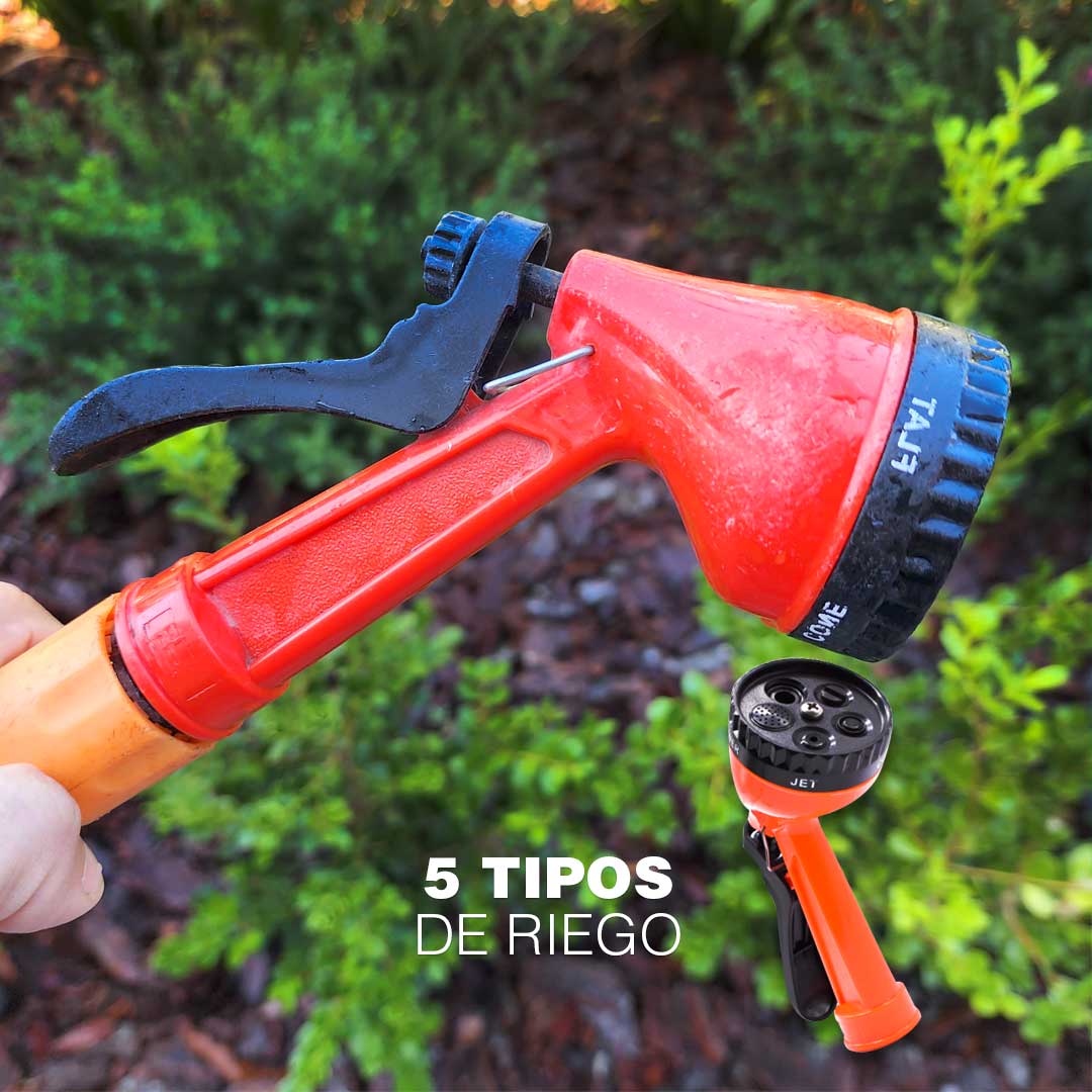 PISTOLA PLASTICA TIPO ROSETA P/MANGUE RIEGO LH212