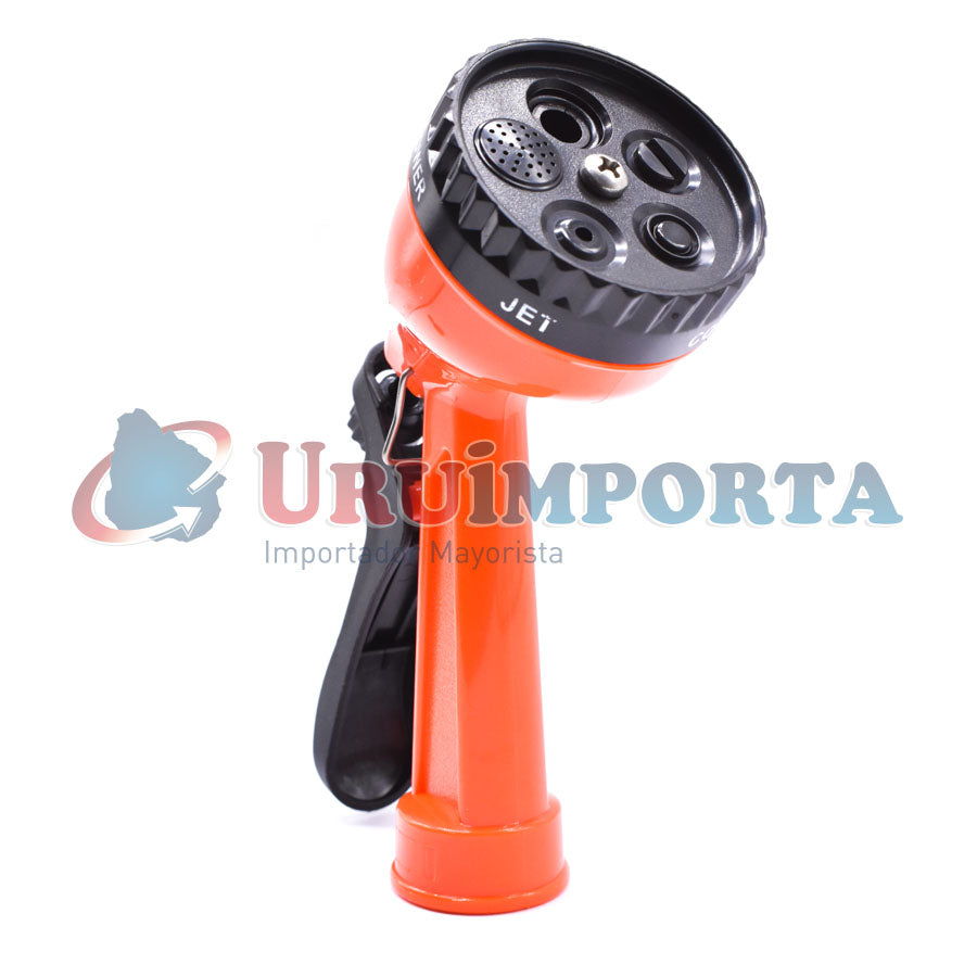 PISTOLA PLASTICA TIPO ROSETA P/MANGUE RIEGO LH212