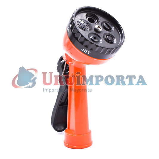 PISTOLA PLASTICA TIPO ROSETA P/MANGUE RIEGO LH212