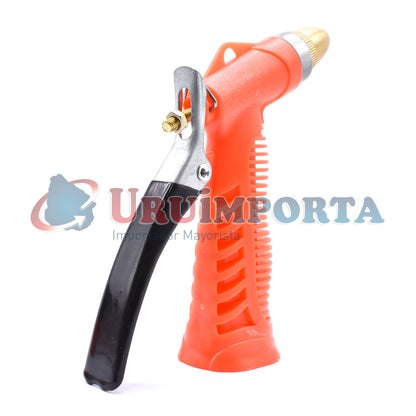 PISTOLA PARA RIEGO 3PZ DE GOMA/METAL LH-214