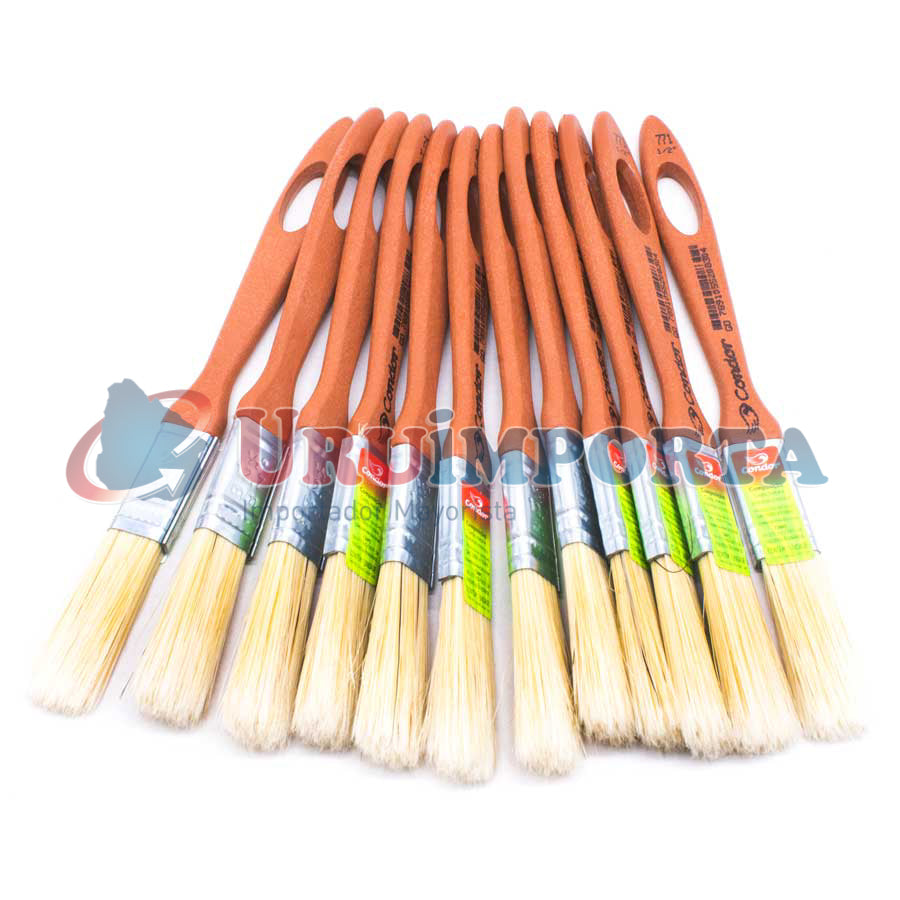 PINCEL 1/2″ 12 UNID CERDA BLANCA CONDOR REF 771