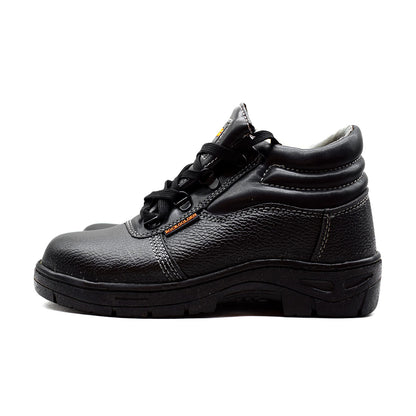 BOTA DE CUERO NEGRO LH-1422