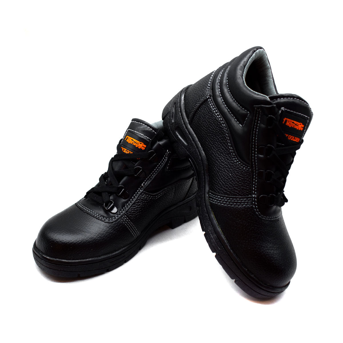 BOTA DE CUERO NEGRO LH-1422