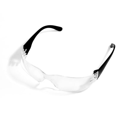 LENTE SEGURIDAD TRANSPARENTE PATILLA NEGRA LH-3177