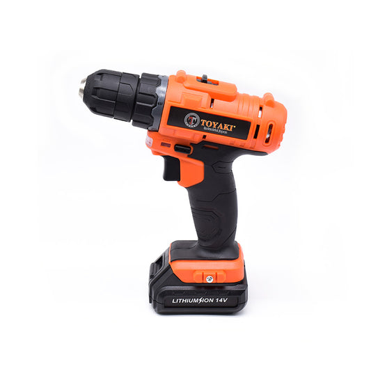TALADRO A BATERIA 14V 10MM TOYAKI TK-839