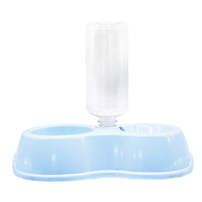 PLATO DOBLE CON BEBEDERO PARA MASCOTA LH-3057