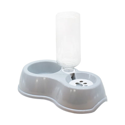PLATO DOBLE CON BEBEDERO PARA MASCOTA LH-3057