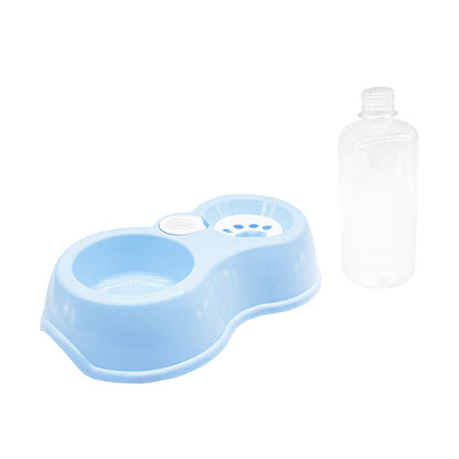 PLATO DOBLE CON BEBEDERO PARA MASCOTA LH-3057