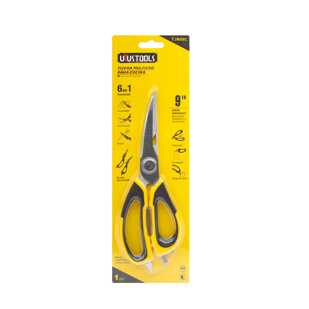 TIJERA 9¨MULTIUSO PARA COCINA UYUSTOOLS TJM09C