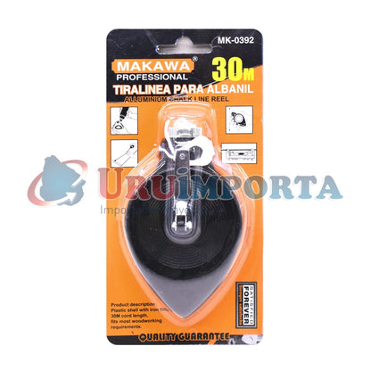 TIRA LINEA PARA ALBANIL 30M MAKAWA MK-0392
