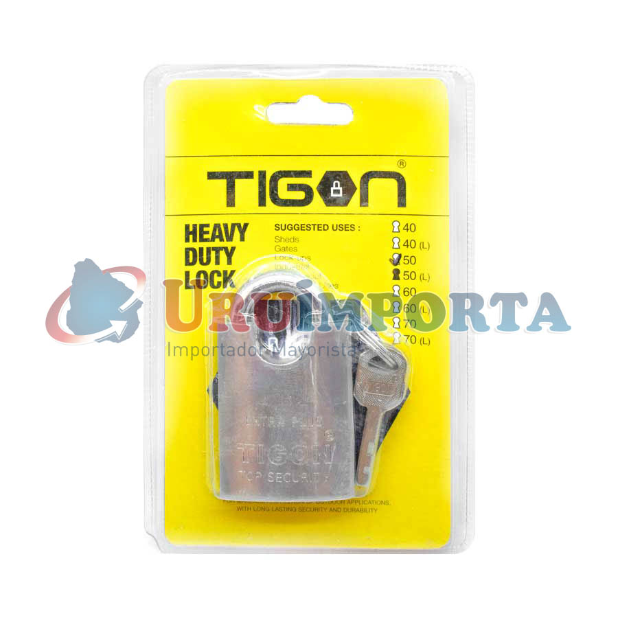CANDADO TIGON ARO CORTO 50MM LH-337