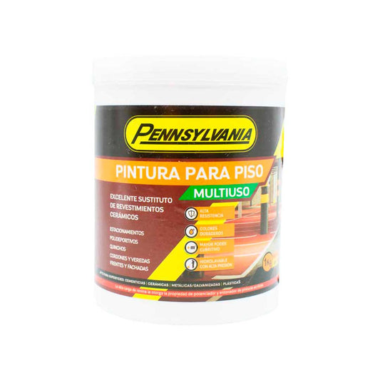 PINTURA PARA PISOS GRAFITO 1 KILO PENNSYLVA
