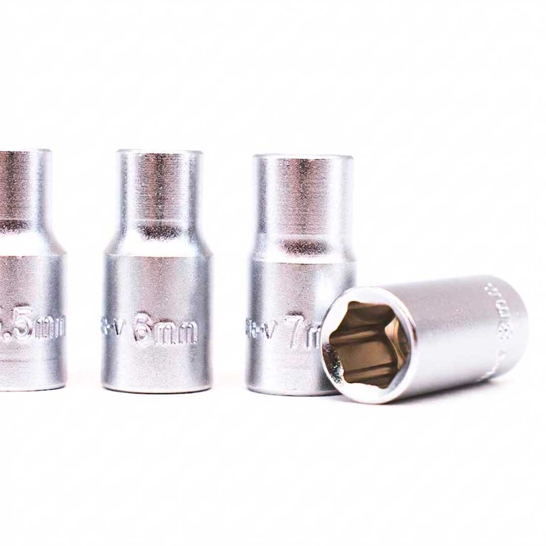 JUEGO DE DADO Y PUNTA 1/2-1/4” 108P MAKAWA TW-108P