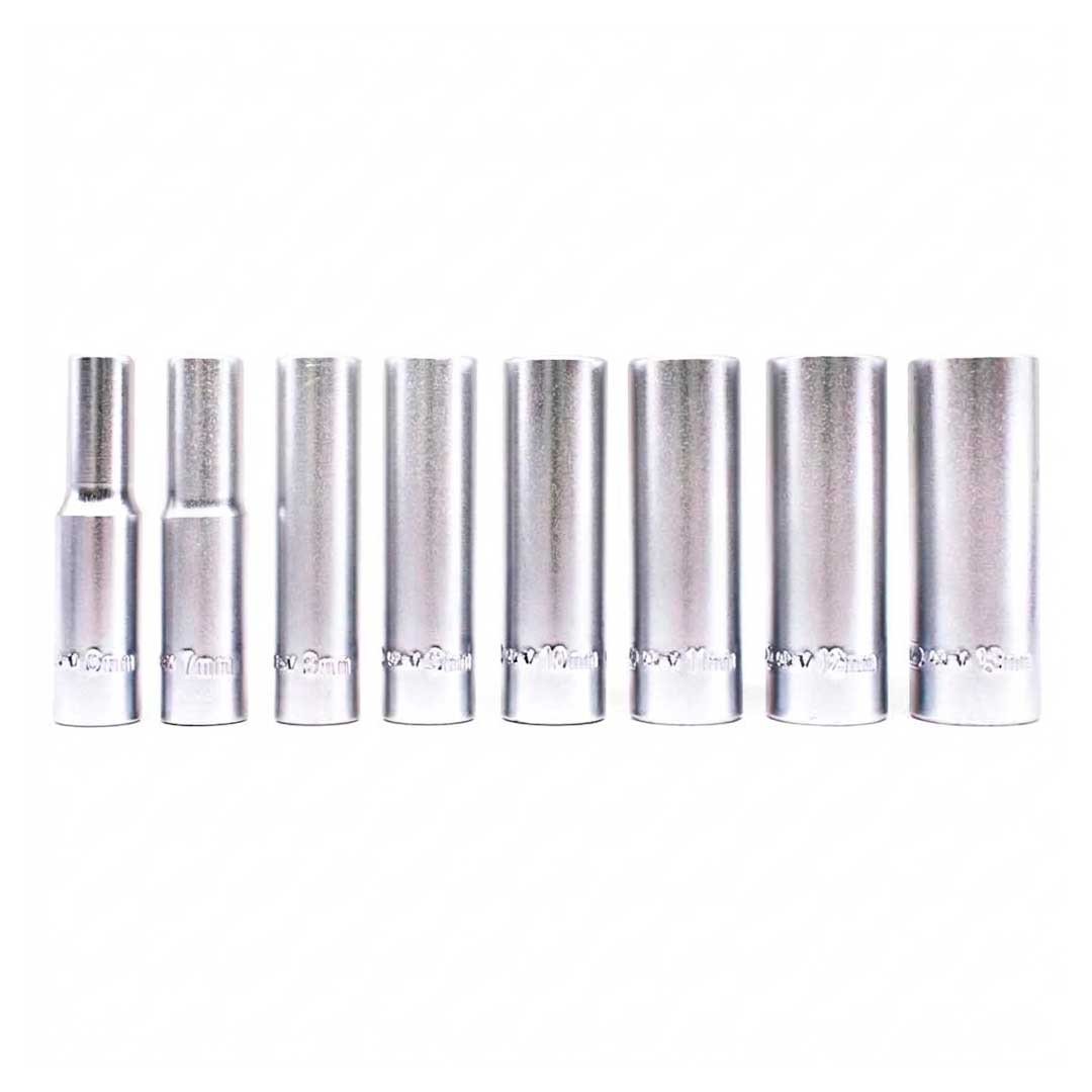 JUEGO DE DADO Y PUNTA 1/2-1/4” 108P MAKAWA TW-108P