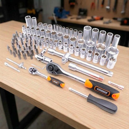 JUEGO DE DADO Y PUNTA 1/2-1/4” 108P MAKAWA TW-108P