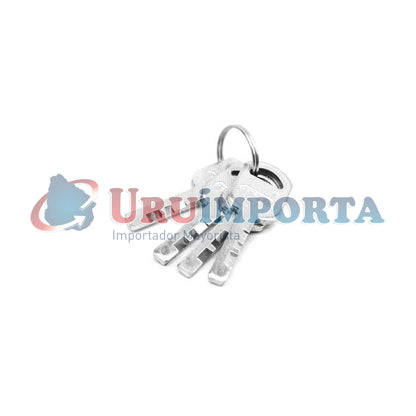 CANDADO TIGON TIPO PLATEADO 40MM LH-334