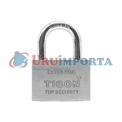 CANDADO TIGON TIPO PLATEADO 60MM LH-336