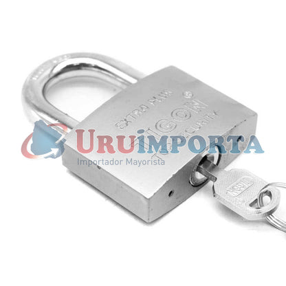 CANDADO TIGON TIPO PLATEADO 60MM LH-336