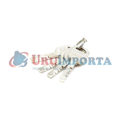 CANDADO TIGON TIPO PLATEADO 60MM LH-336
