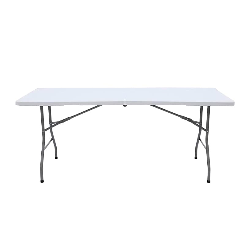 MESA PLEGABLE BLANCA 180X74X74 LH-4270