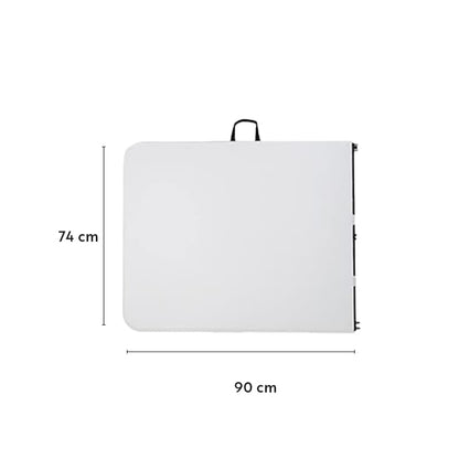 MESA PLEGABLE BLANCA 180X74X74 LH-4270