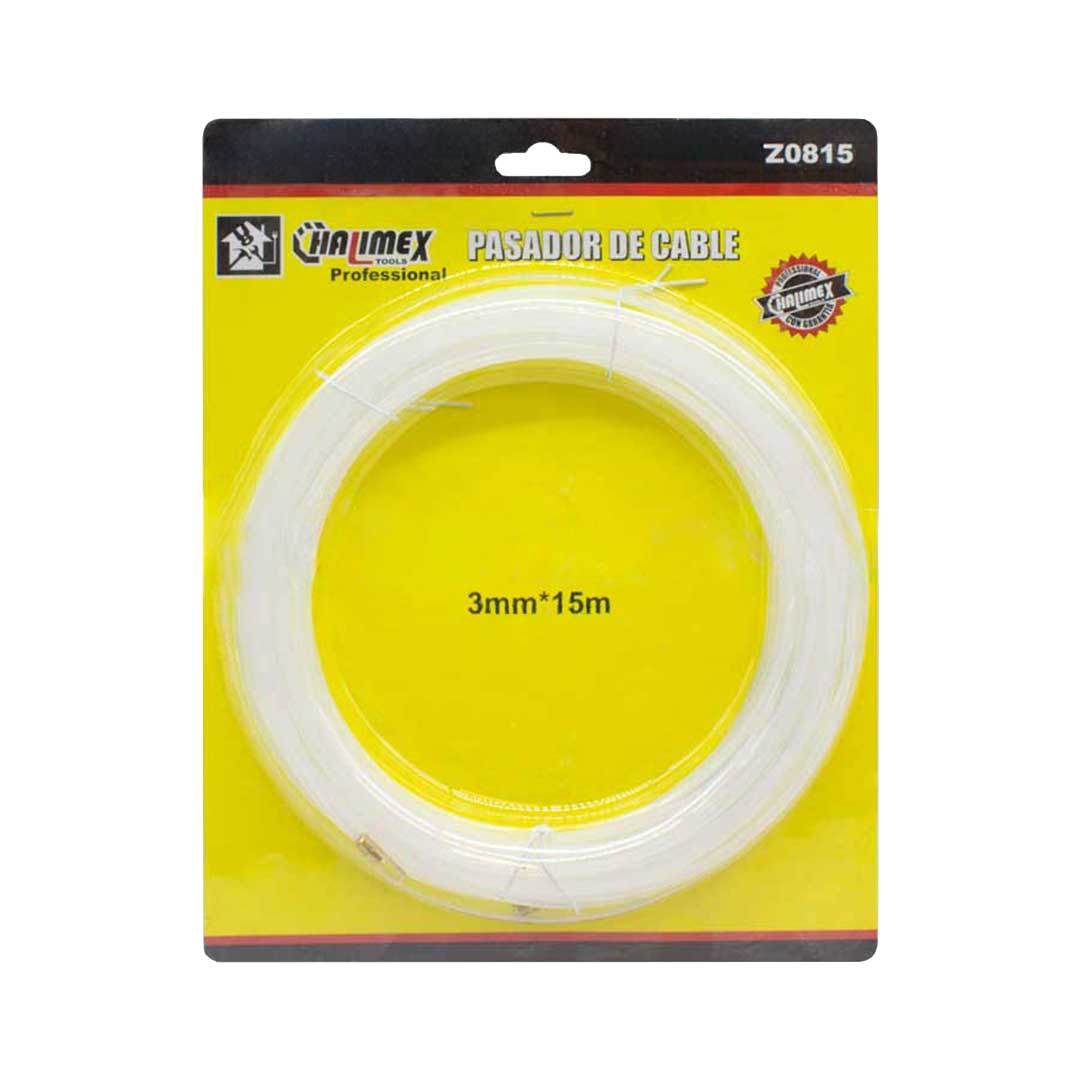 CINTA PASA CABLE 3MM X 15 METROS CHALIMEX ZO815