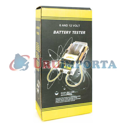 TESTER PARA BATERIA 6V Y 12V EN CAJA LH-1339