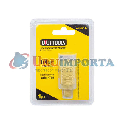 ACOPLE RAPIDO 1/4 MACHO UYUSTOOLS ACOM14U