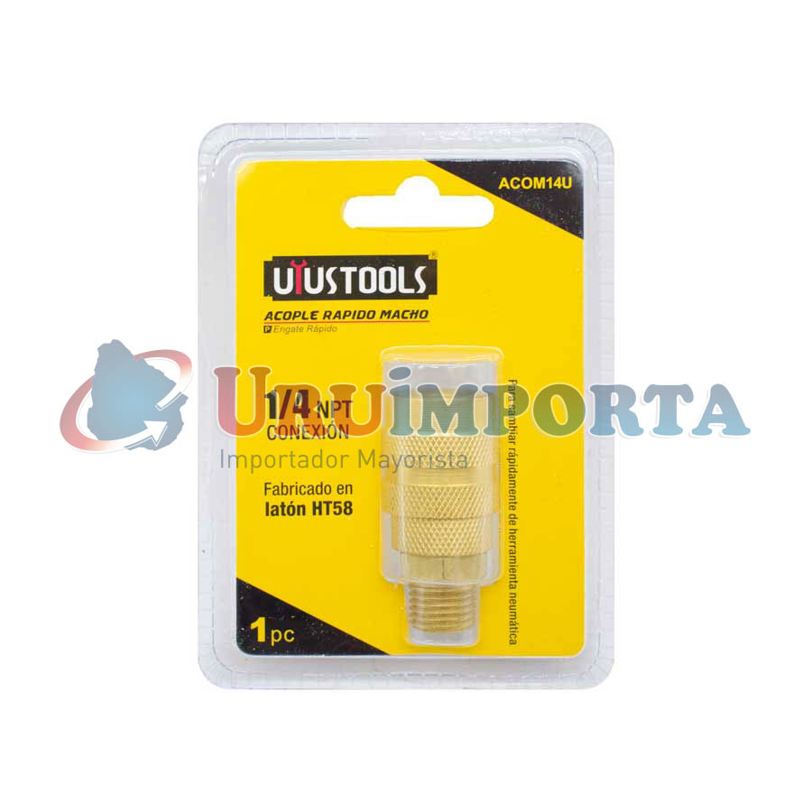 ACOPLE RAPIDO 1/4 MACHO UYUSTOOLS ACOM14U