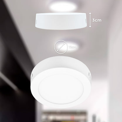 PLAFON 6W REDONDO LUZ CALIDA LED LIFE LH-1778