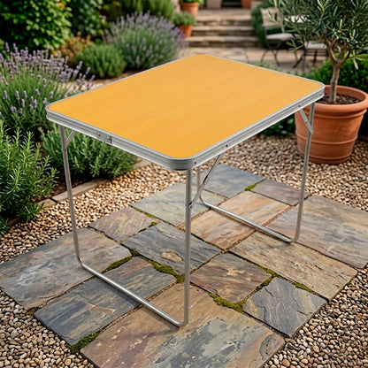 MESA PLEGABLE 60CM X 80CM ALTURA 67CM LH-1677