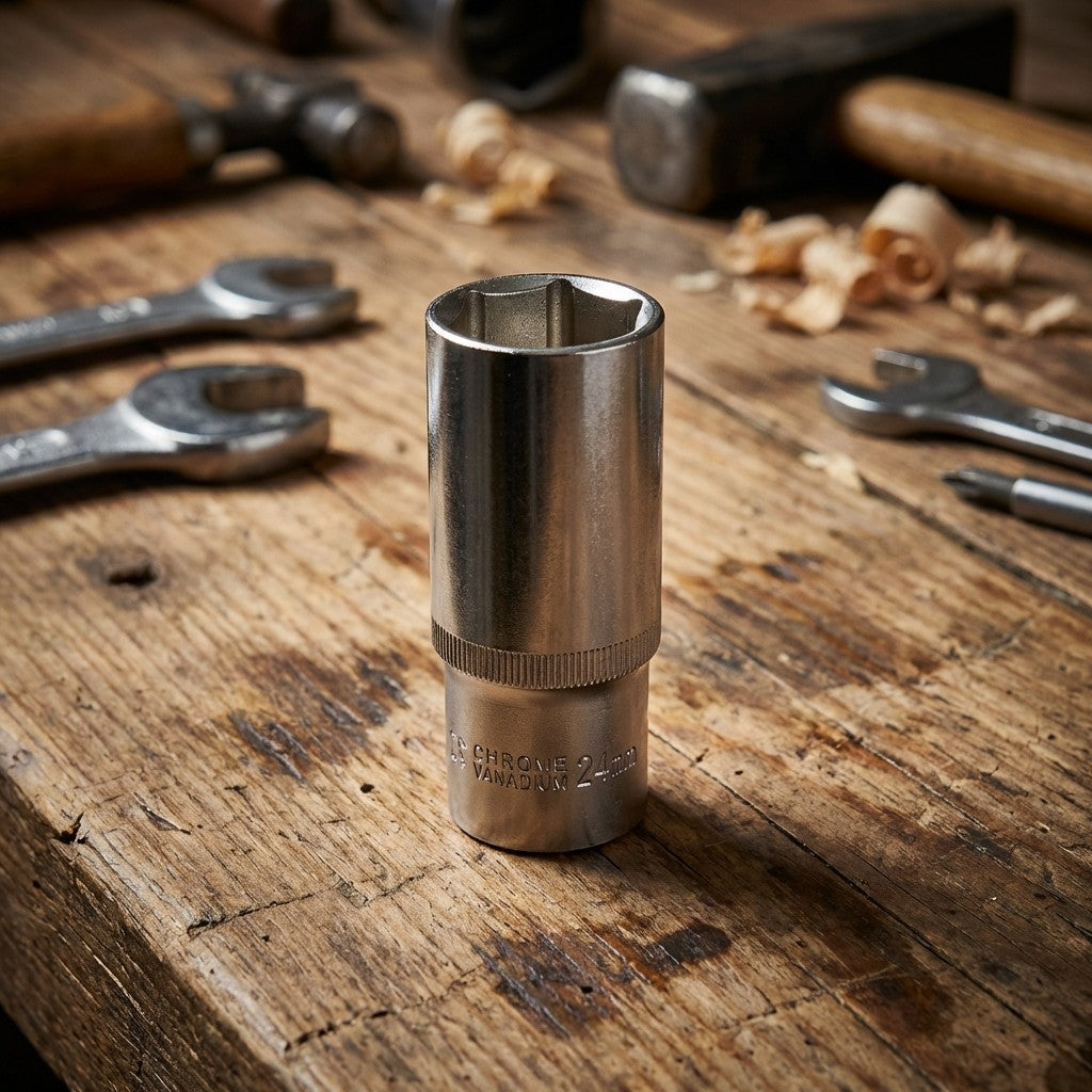 DADO LARGO 24MM 1/2” CR-V UYUSTOOLS DAV324U