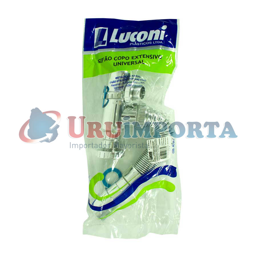 SIFON P/PILETA METALIZADO UNIVERSAL LUCONI 1561