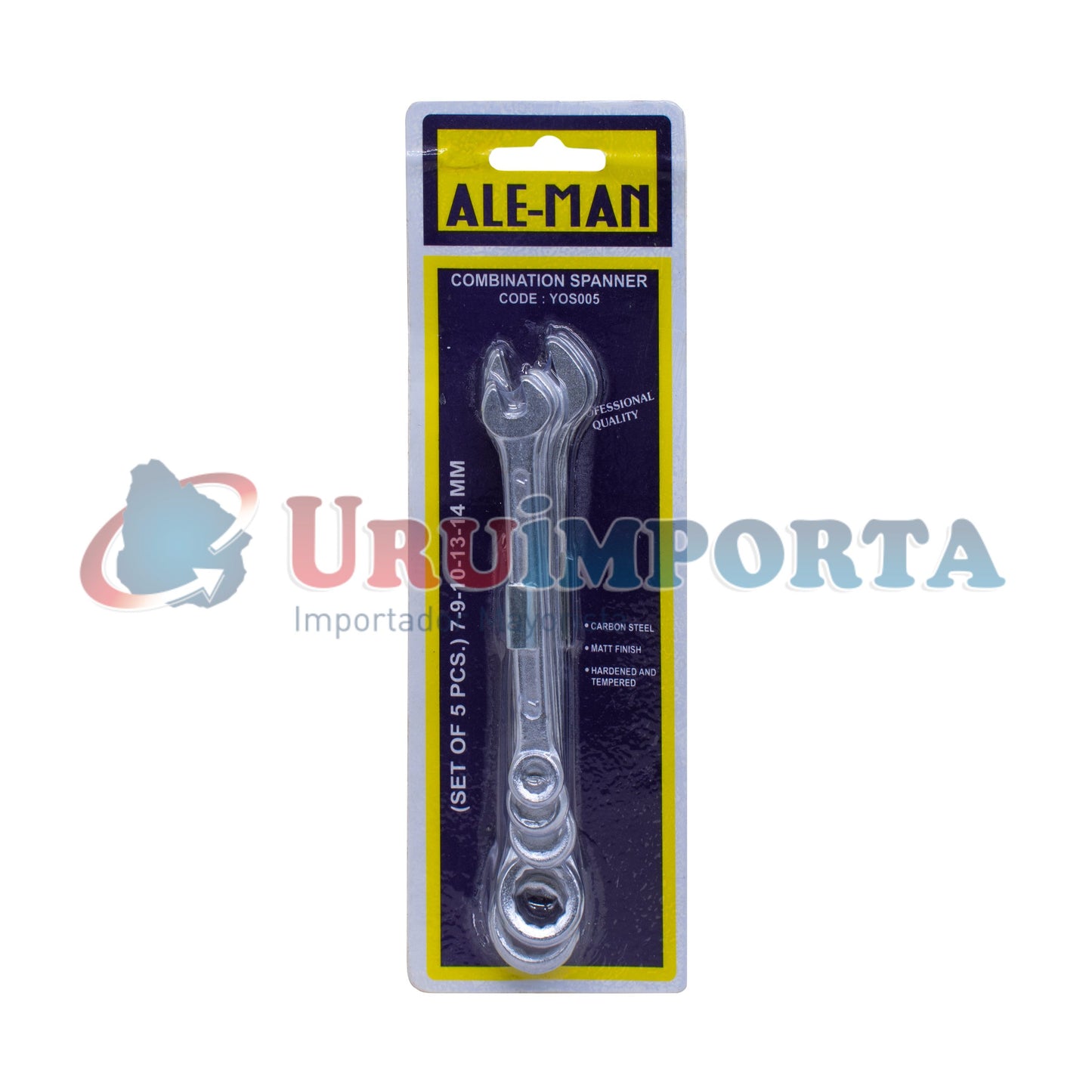 LLAVE COMBINADA 5PZ 7-14MM ALEMAN YOS005