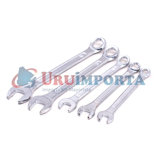 LLAVE COMBINADA 5PZ 7-14MM ALEMAN YOS005