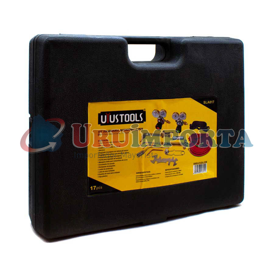 KIT SOLDADURA AUTOGENA 17PZ UYUSTOOLS SLA017