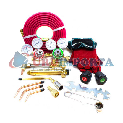 KIT SOLDADURA AUTOGENA 17PZ UYUSTOOLS SLA017