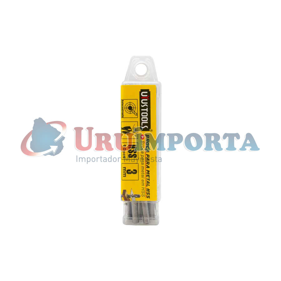 MECHA ACERO RAPIDO 3MM 10UN EN BLIST UYUS BCF03H