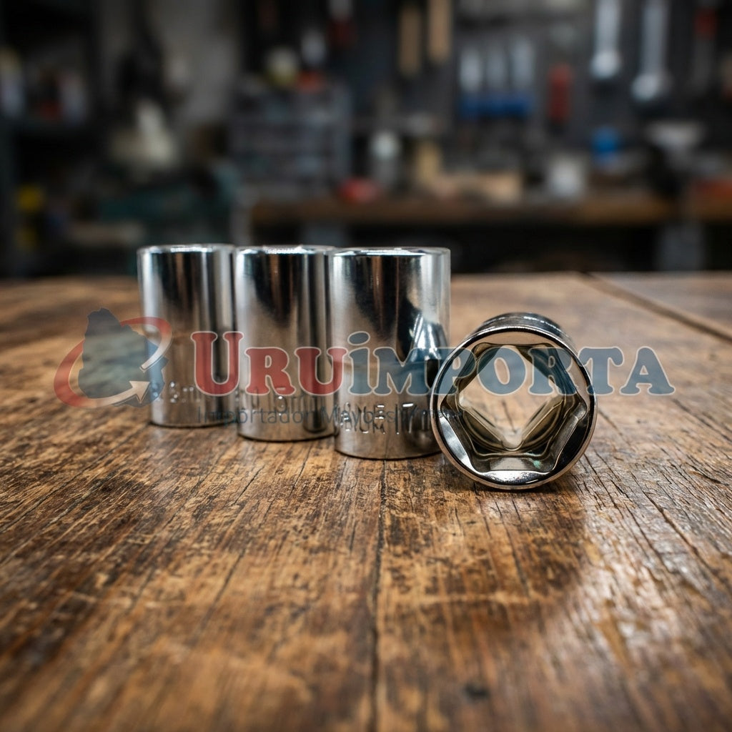 JUEGO DE DADO 1/2″ 9PZ 10-19MM UYUS DAH901