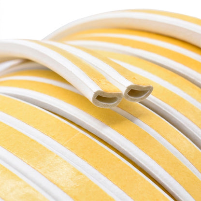BURLETE PVC 100 METROS BLANCO TIPO D LH-1544