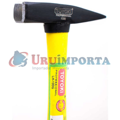 MARTILLO PENA 100 GRS MANGO DE FIBRA Y GOMA LH-143