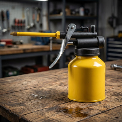 ACEITERA 250CC METALICA COLOR AMARILLO LH-1995