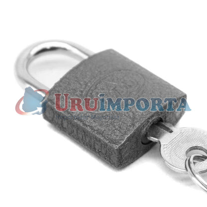 CANDADO DE HIERRO GRIS 25MM TRI-ROOM LH-1269