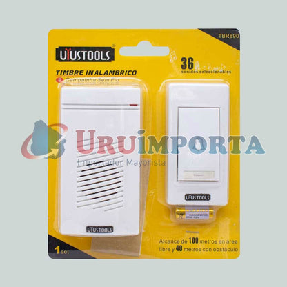 TIMBRE INALAMBRICO 36 MELODIAS UYUSTOOLS TBR890