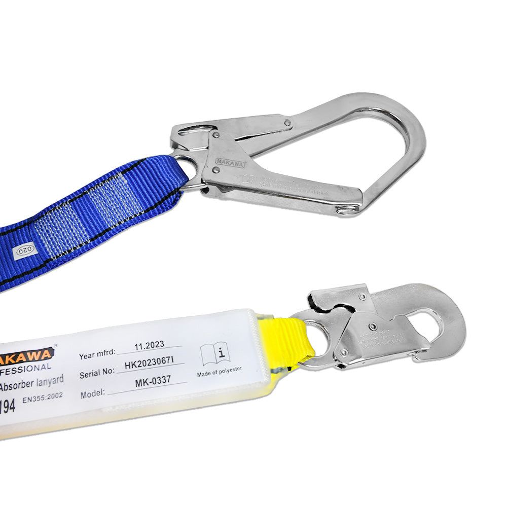 CINTA DE VIDA SEGURIDAD 2 GANCHOS MAKAWA MK-0337