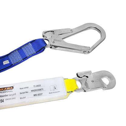 CINTA DE VIDA SEGURIDAD 2 GANCHOS MAKAWA MK-0337
