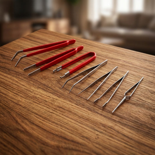 PINZAS DE PRECISION 7PZ EN BLISTERS MAKAWA MK-0834